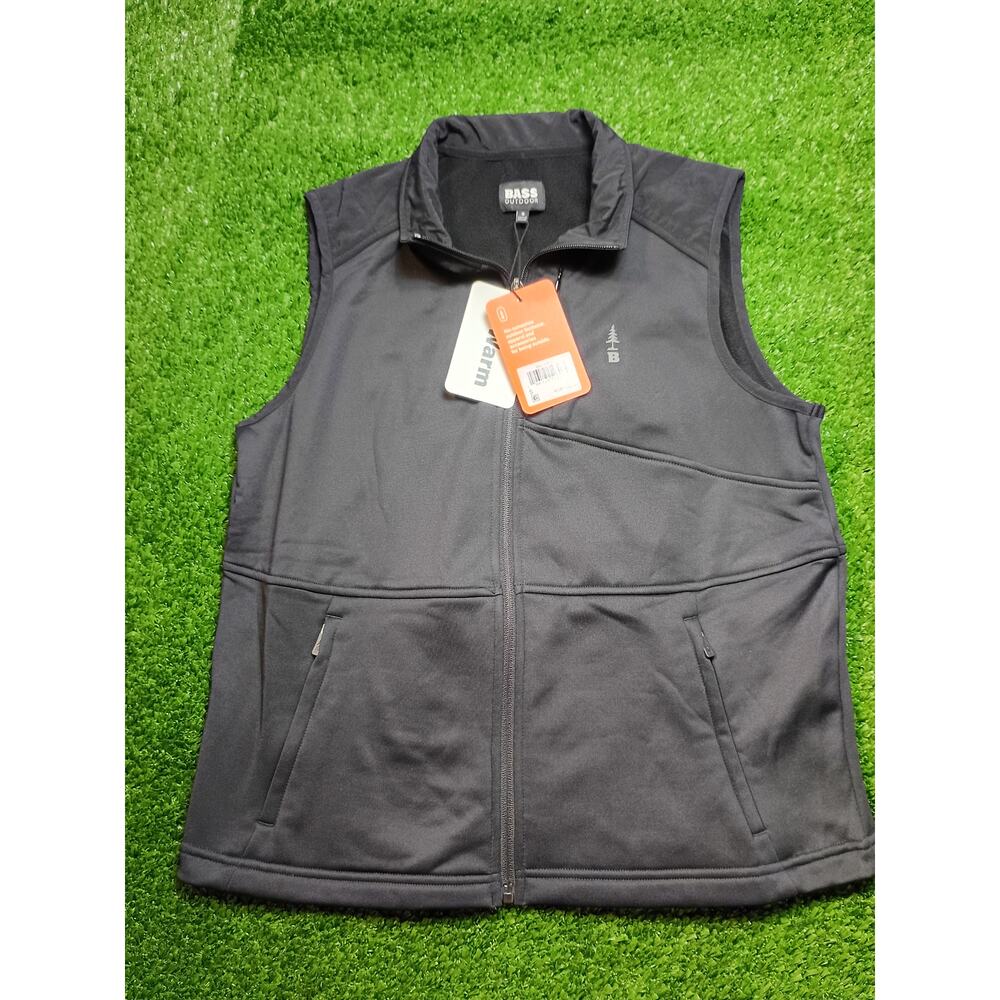 BASS OUTDOOR Women's Black Vest - New with Tags sm